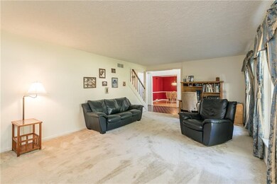 Living room looking towards foyer.5 Walnut Grove, 