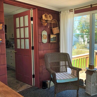 Mudroom off kitchen and attached garage