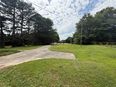 View of concrete driveway