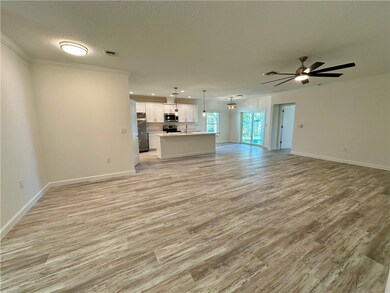 Large open floor plan