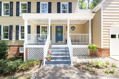 Wide Front Steps and a relaxing Front Porch