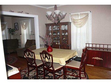 Dining Room. Extra Large DR; exposed HW flooring!