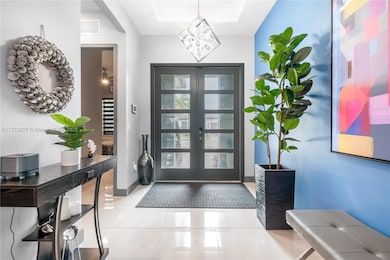 Double impact glass door
