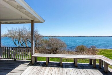 open sunny deck and porch