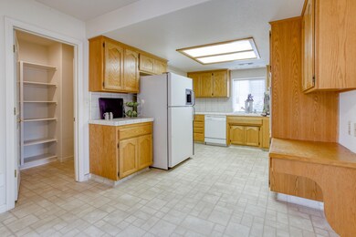 Kitchen with huge walk in pantry