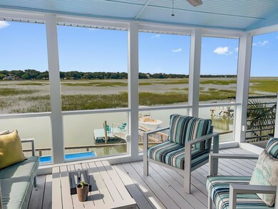 Large screened porch