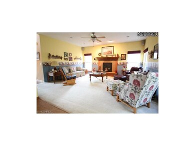 First floor living room w/gas fireplace