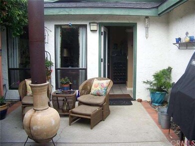Moving from the court yard into the property.