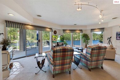 Beautiful views of the lake from the living room