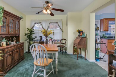 Dining Rm Open to Kitchen and Living Rm