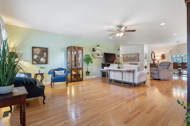 The spacious Living Room gives you the versatility to have 2 conversation areas or one large entertaining space!