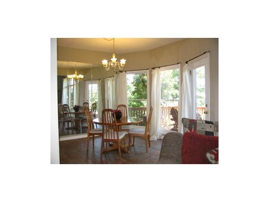 Freshly painted breakfast area