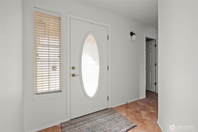 front door and sidelight