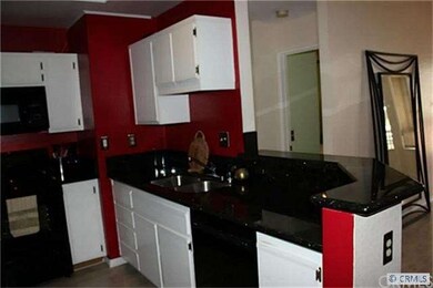 Kitchen with new granite counters