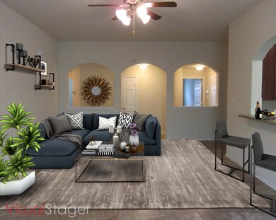 Virtual staged room