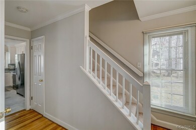 Foyer with storage closet