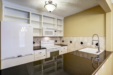 Notice all the shelves in the kitchen. And take a