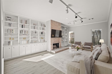 Furniture in this photo is virtually staged