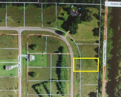 Aerial photo of lot