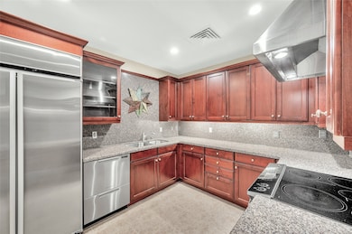 This spacious Kitchen is not your typical condo ti