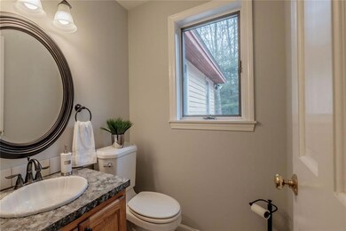 Convenient 1/2 bathroom on the 1st floor