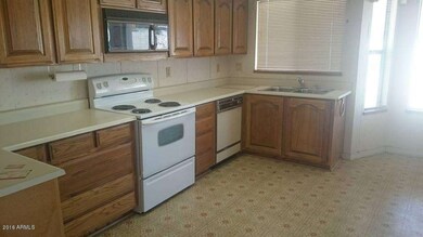 kitchen with bay window