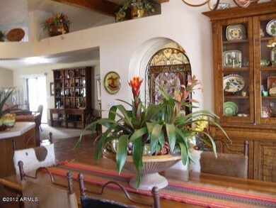Dining area looking towards living room