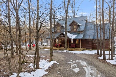 View of front of house with a porch