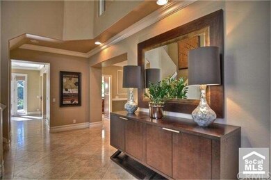 High end Travertine floors and custom paint.