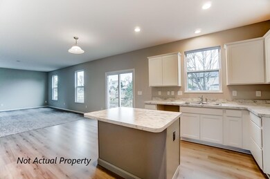 Kitchen open to great room