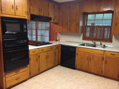 Kitchen with tile floor