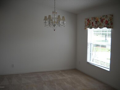 Formal dining room view