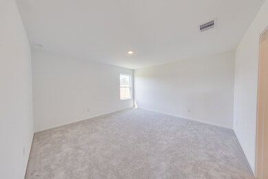 Master bedroom is the perfect size—cozy yet comfor