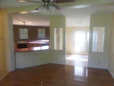 hardwood in the familyroom with view...