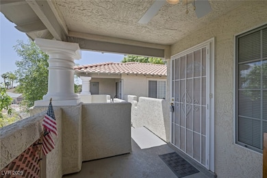 View of patio / terrace featuring a balcony