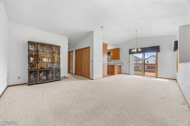 Spacious with tons of storage. Living and Dining rooms, with patio door to the deck. Vaulted ceilings too!