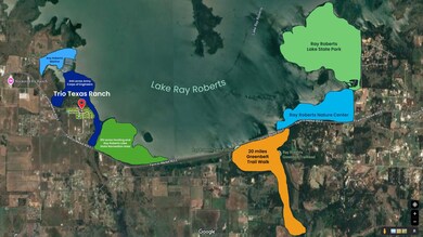 Location of Lakeside Estates with local close by nature areas