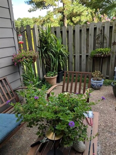 Walkway thru Private Courtyard to the Patio