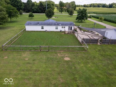 Part of Back yard fenced for animals