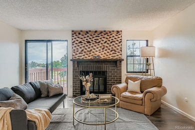 Large sliding glass door leads out to your own oversized balcony!