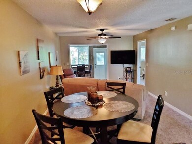 Dining area adjoining living room