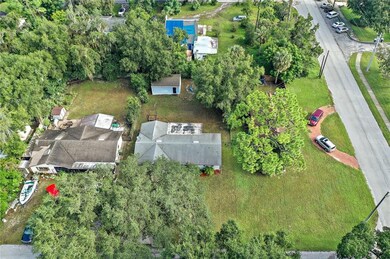 Aerial view of property
