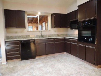 Kitchen with built in appliances