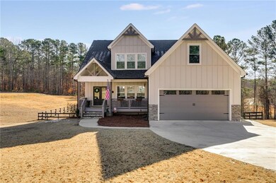 View of front of property with a porch