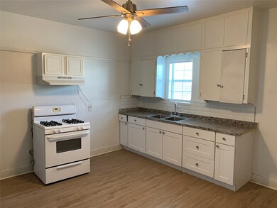 Spacious kitchen with plenty of room for dining table