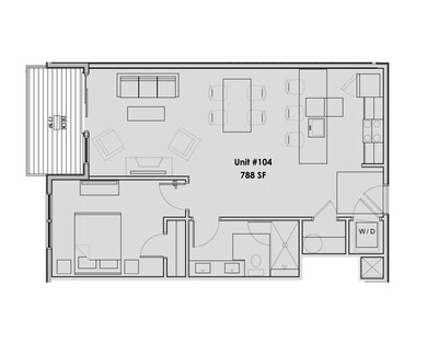 Floor Plan Unit #104