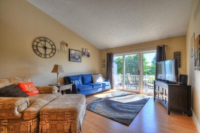 Living room with sliders