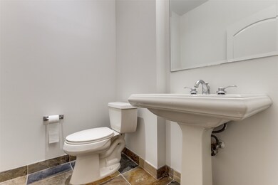 Half bath off the living area