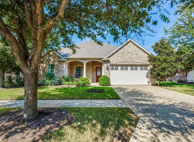 Front of House with Large Trees