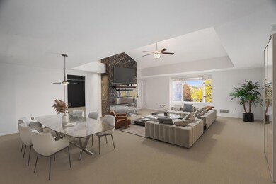 Living Room and Dining STAGED